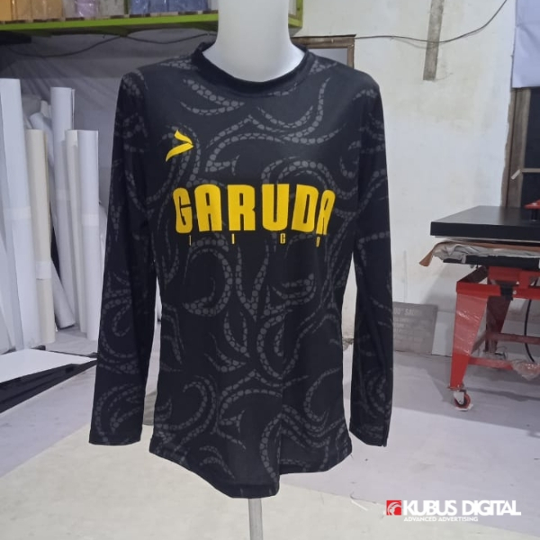 Jersey Custom Satuan | Custom Design | Jersey Nike Model O/V Neck Lengan Panjang | Full Print | Size