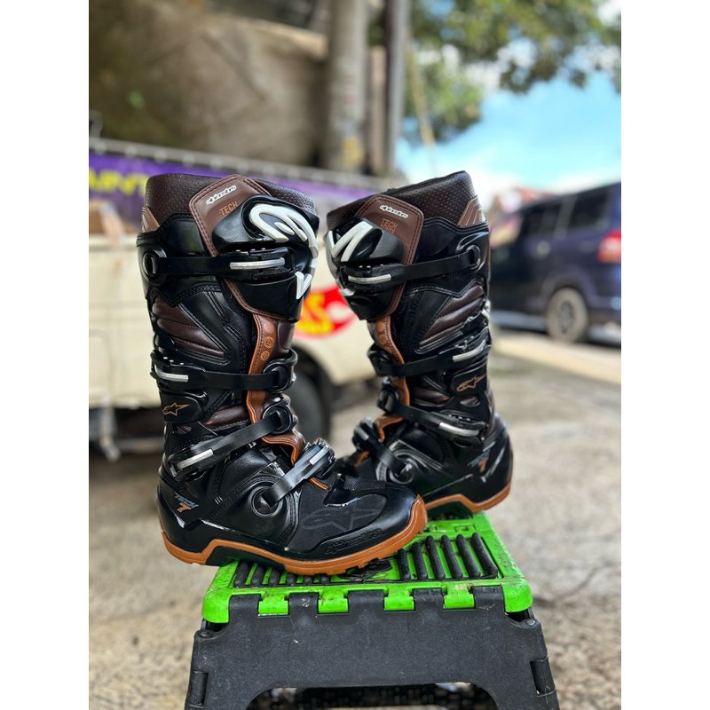 alpinestar tech7 enduro brwn