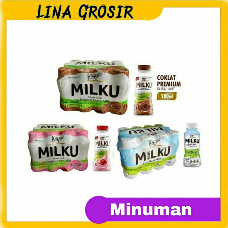

WINGS FOOD MILKU SUSU UHT @ 1 Lusin