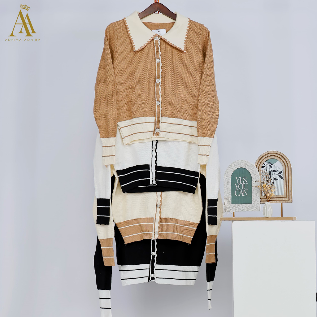 atasan rajut awan wanita import premium atasan rajut import premium BLUS RAJUT BANGKOK A8179