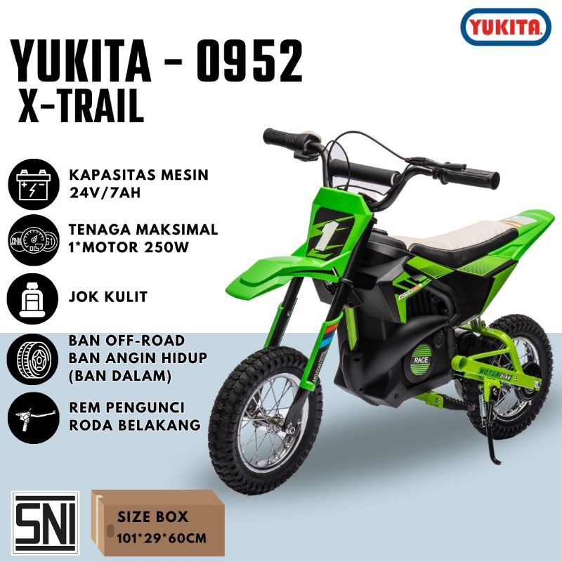 Mainan Anak Motor Aki Trail TRAIL YUKITA 0952 X Trail