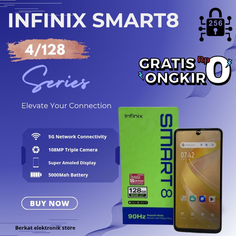 Infinik smart8 ram 4/128 fullset