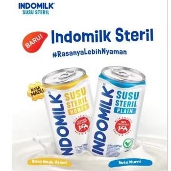 

INDOMILK SUSU STERIL MADU DAN PLAIN 189 ML - KARTON