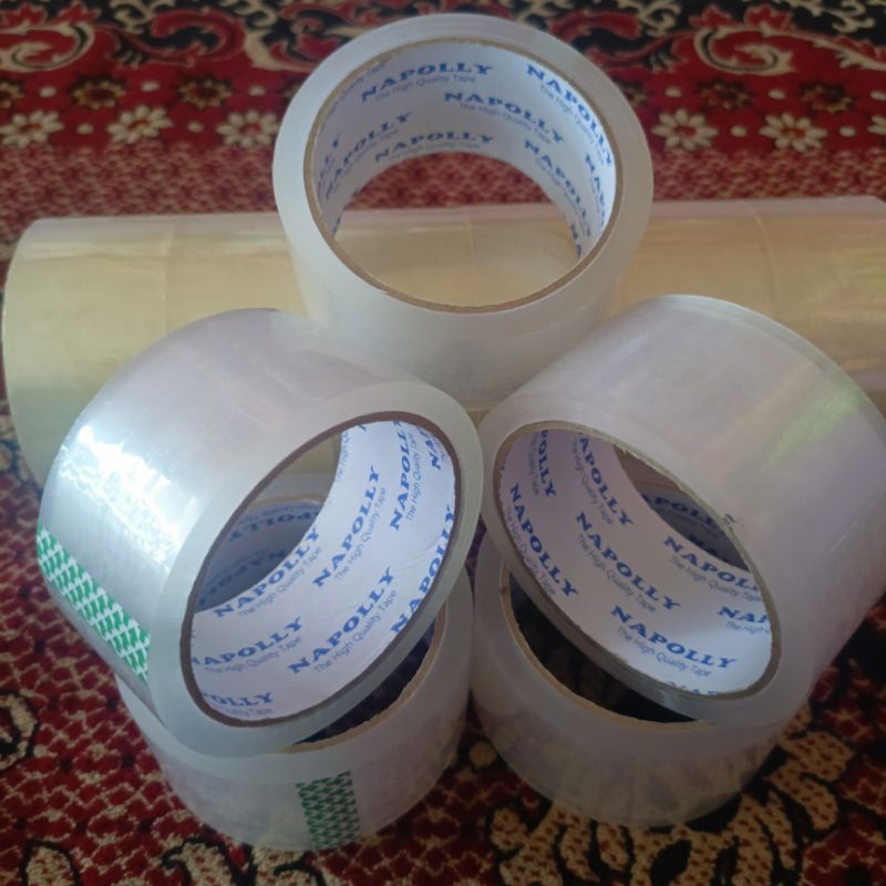 

Lakban Bening Solasi Bening 1/2 Slop Isi 3 Pcs 45 mm 90 yard