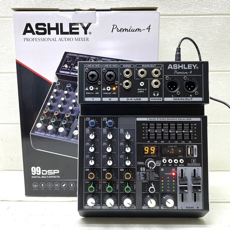 Mixer Ashley Premium-4 USB PC Recording Soundcard