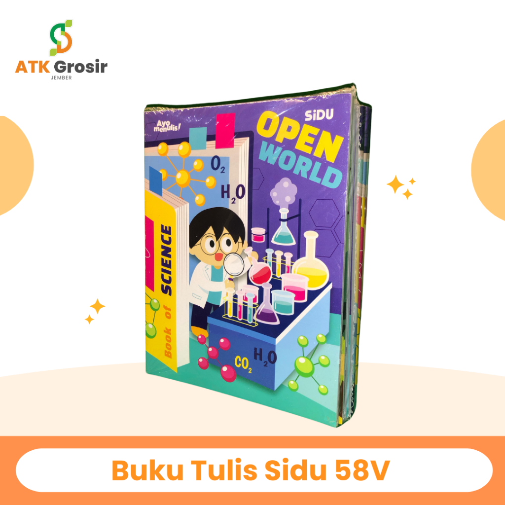 

Buku Tulis Sinar Dunia SIDU 58 Lembar (1 Pack Isi 10 Buku) (S:PAK)