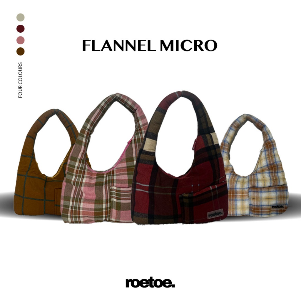 Handle Bag Flanel Mikro by Roetoe – Ringan, Halus, Model Handle Bag Simpel & Elegan
