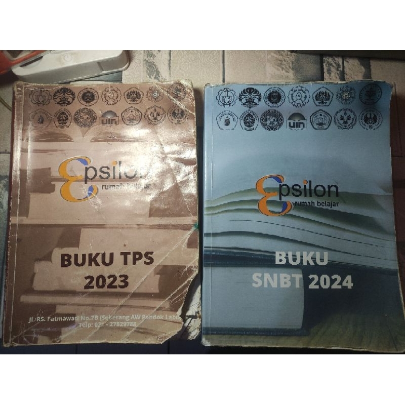 

Buku Epsilon 2024 dan 2023 UTBK SNBT buku les Epsilon