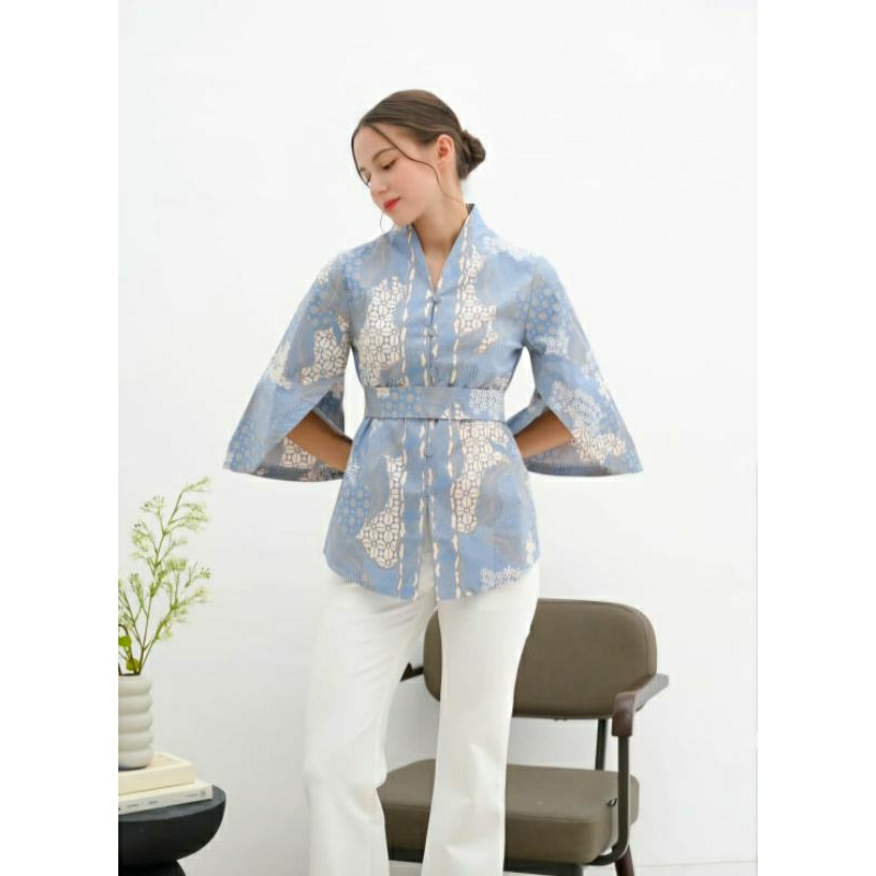 Atasan Batik Wanita kimono/Batik pesta/Batik Kerja