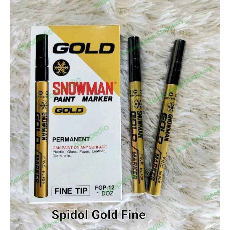 

Spidol Snowman Paint Marker GP Gold (SATUAN)