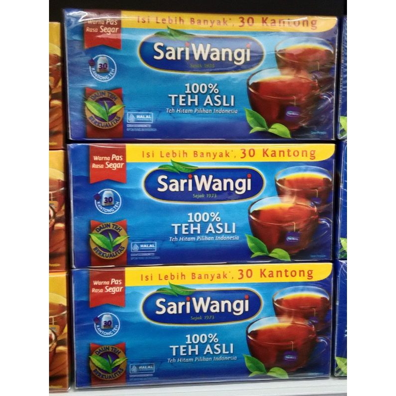

Teh Sariwangi 100% Teh Asli 25 + 5 kantong teh