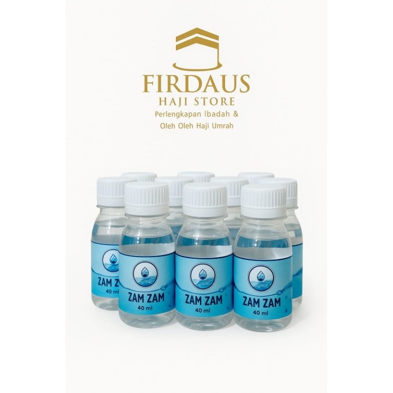 

Air ZAM ZAM Asli 40ml / 60ml / 80ml Oleh Oleh Haji Dan Umrah