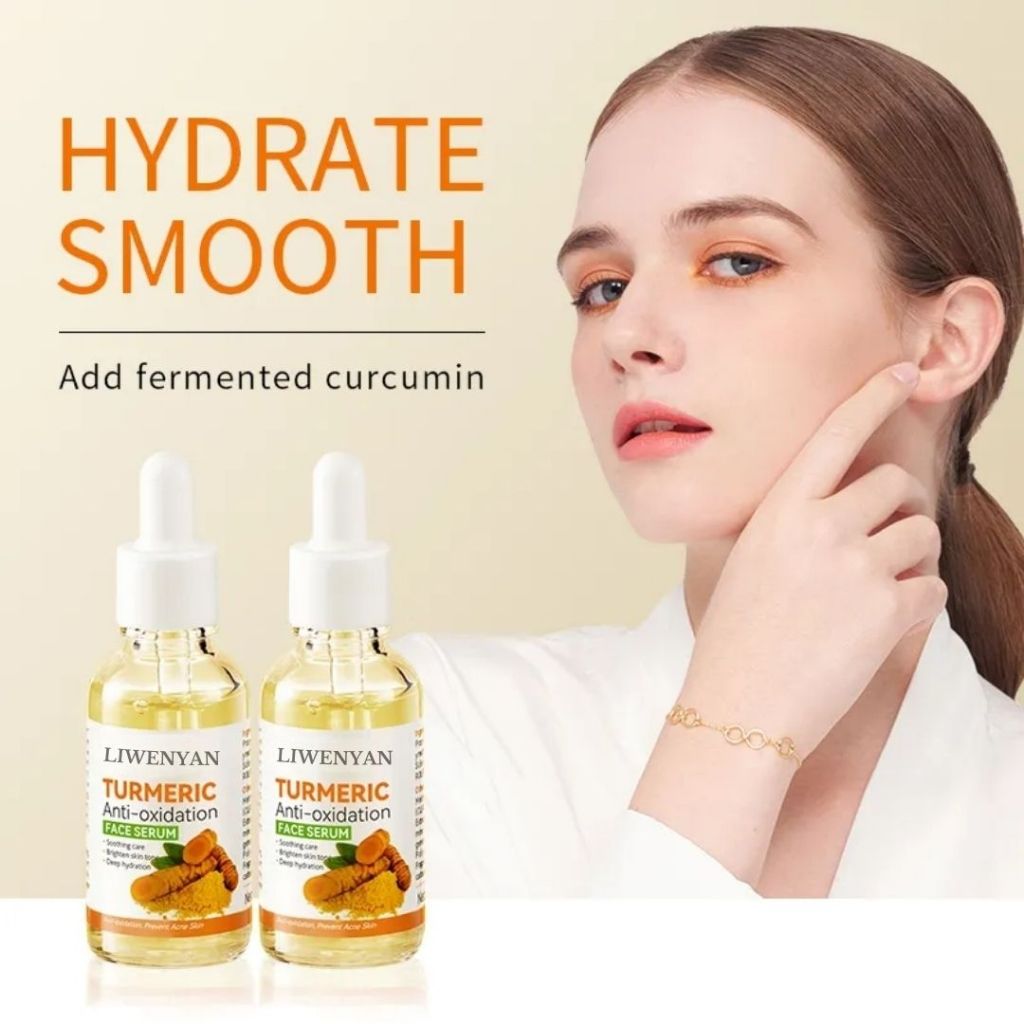 LIWENYAN Turmeric Anti-oxidation face serum (Serum Wajah)