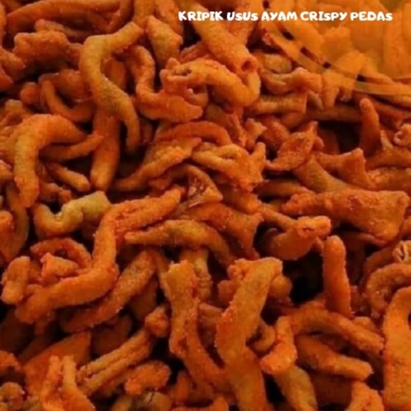 

KERIPIK USUS PEDAS/ KERIPIK USUS ORIGINAL/ KERIPIK USUS AYAM CRISPY