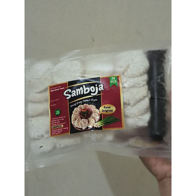 

cireng original plus sambal rujak
