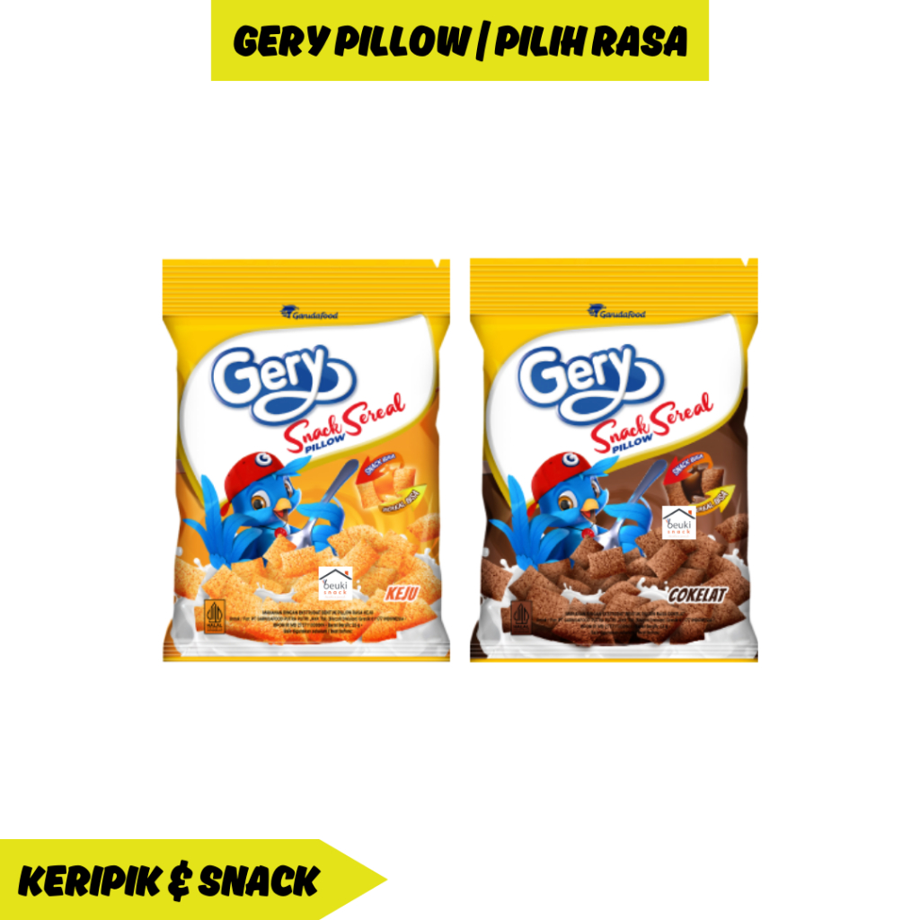 

Gery Pillow Snack Sereal Berbagai Varian Pilih Rasa