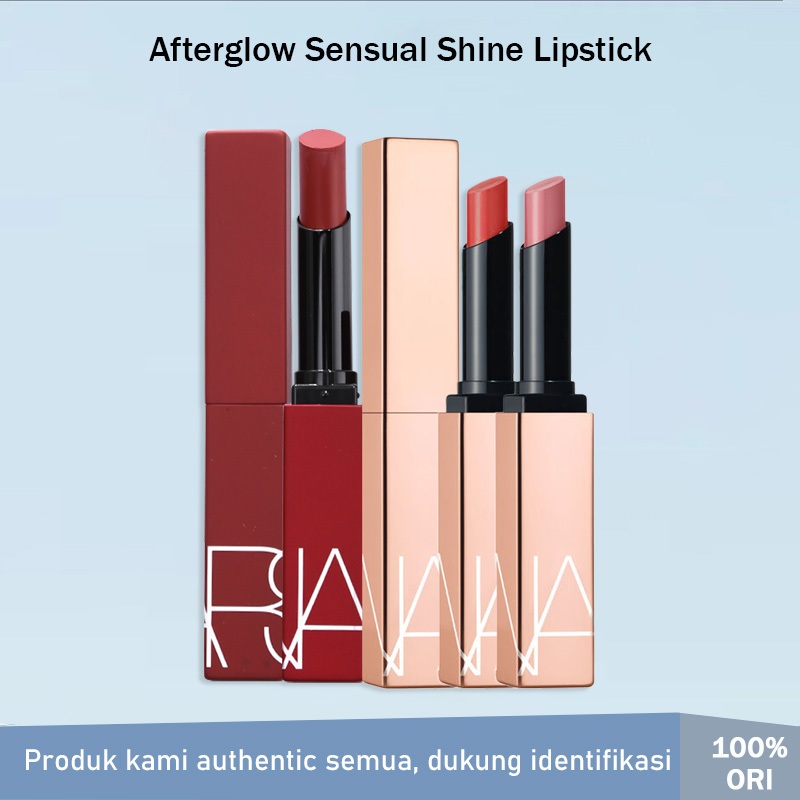 NARS Afterglow Sensual Shine Lipstick 1g / Powermatte Lipstik Original