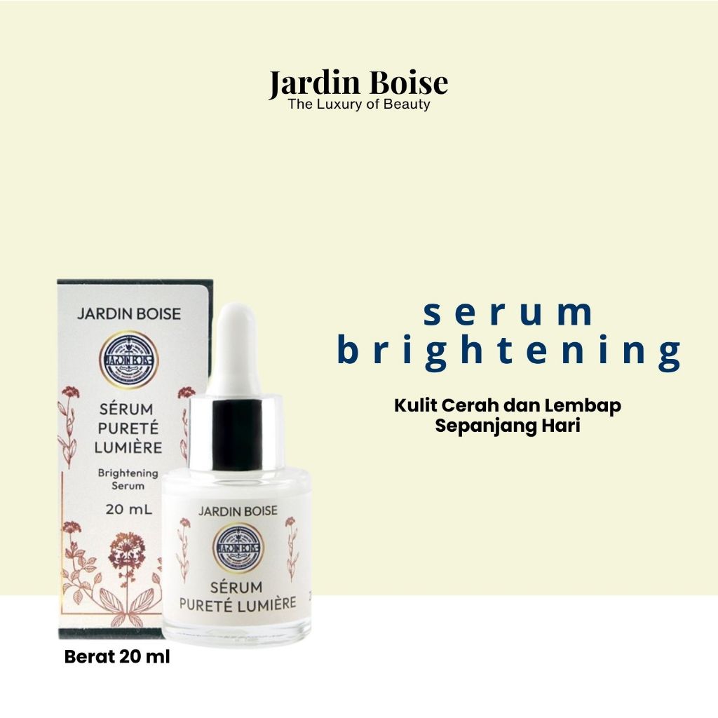 [JARDIN BOISE] Serum Wajah Brightening Niacinamide + Glycerin / Serum untuk Kulit Glowing & Dark Spo