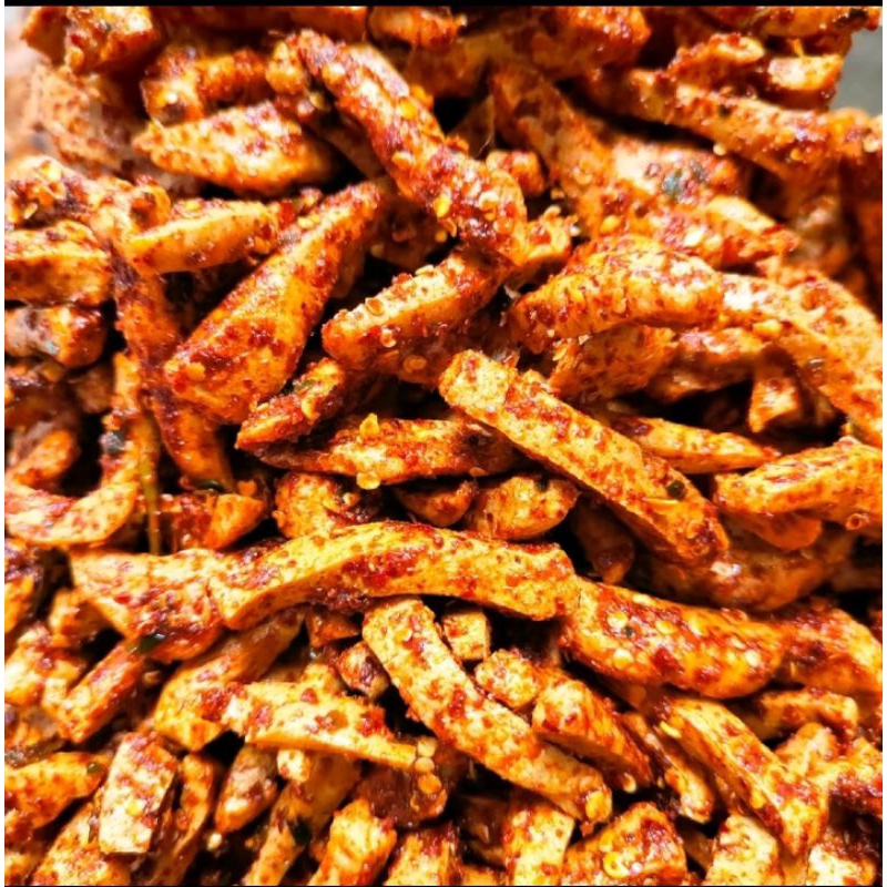 

BASRENG VIRAL 1KG/basrengviral isi 1kg basreng pedas daun jeruk/baso goreng/basreng