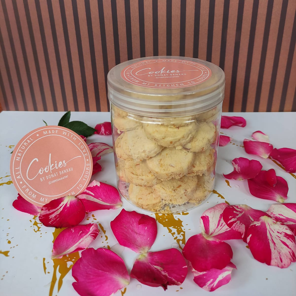 

Kue Sagu Keju Premium Toples 600ml - Cookies Sagu Keju Lumer Gurih Renyah