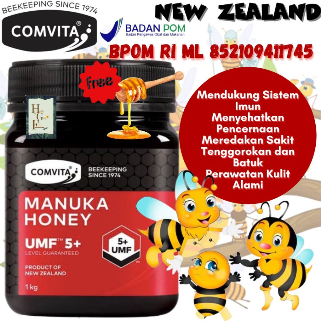 

comvita manuka honey umf 5 + 1kg