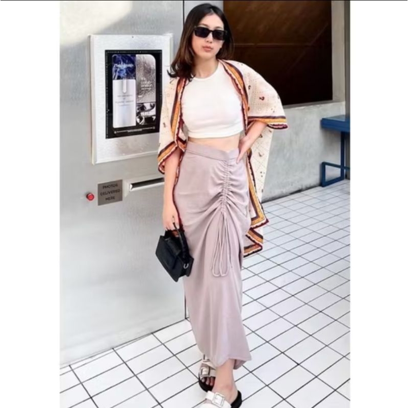 Rok serut samping panjang