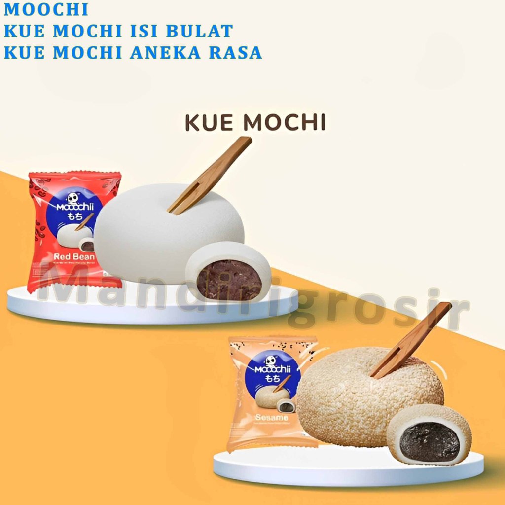 

Kue Mochi Isian Bulat * Moochi * Kue Mochi Aneka Varian Rasa * 32gr