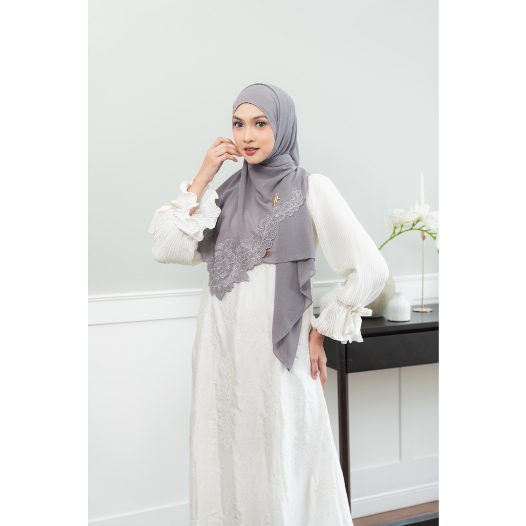 Naraya Pashmina Bordir Vines Flower