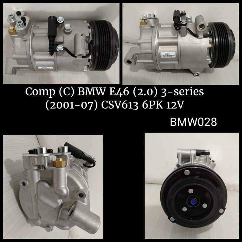 Compressor Kompresor BMW E-46 E46 6pk Depan Penumpang