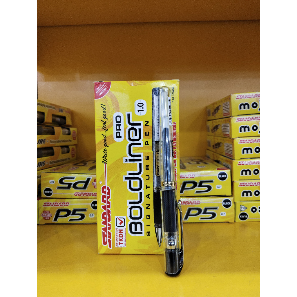 

pulpen standard boldliner pro black