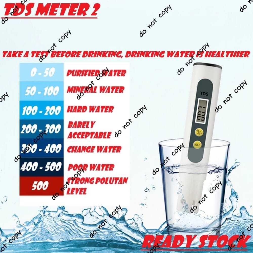 Alat Ukur Hidroponik TDS meter TDS meter digital alat ukur ppm air hidroponik TDS Meter 2