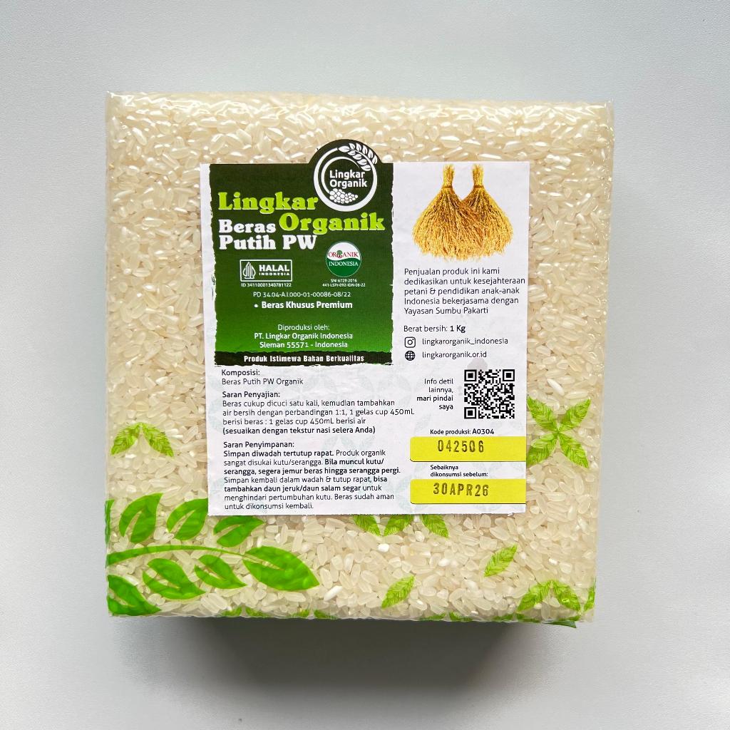 

LINGKAR ORGANIK Beras Putih Pandan Wangi 1kg - Beras Premium