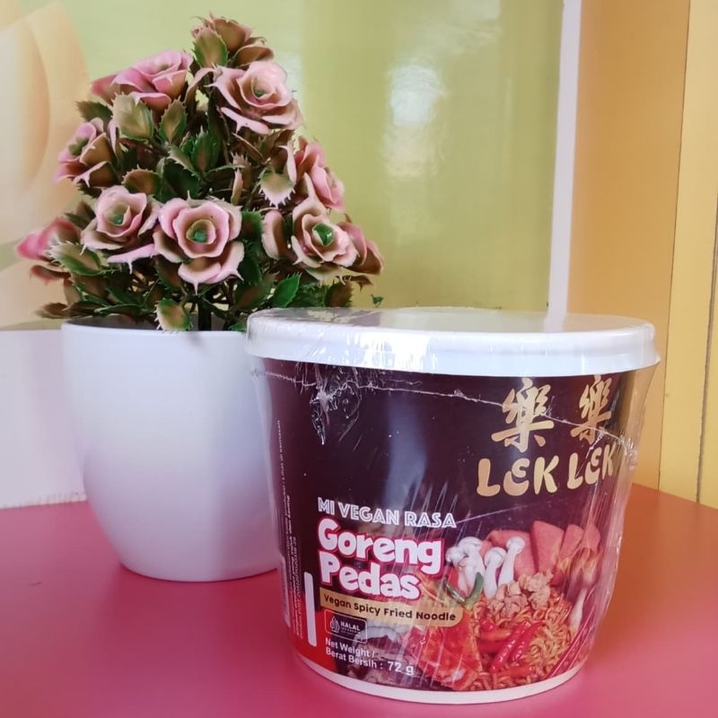 

Mi Cup Lek Lek Vegan Goreng Pedas