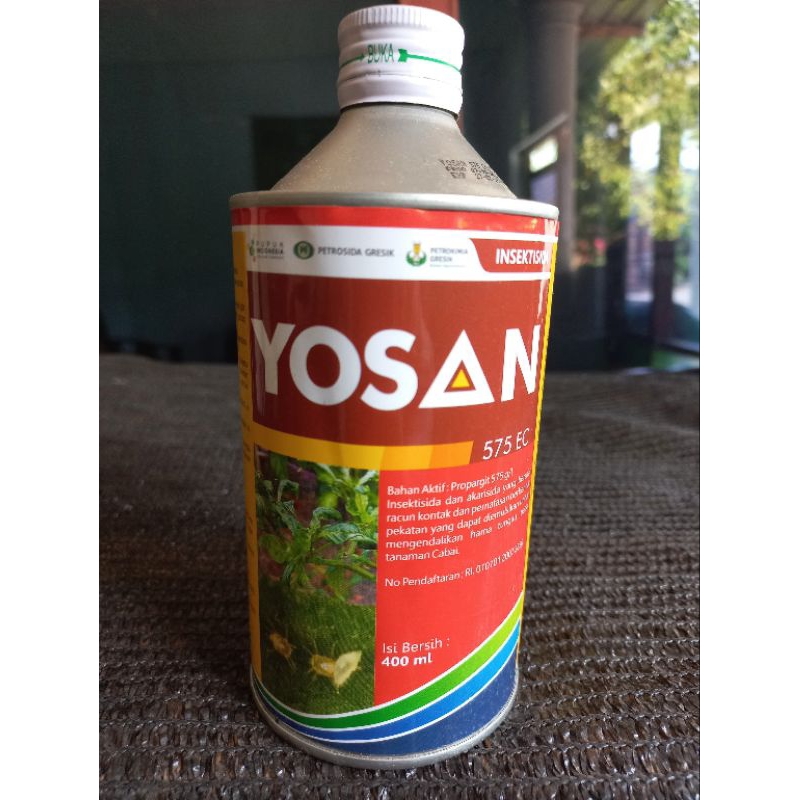Insektisida+Akarisida Yosan 575 Ec Kemasan 400 Ml//Obat Tungau dan trips