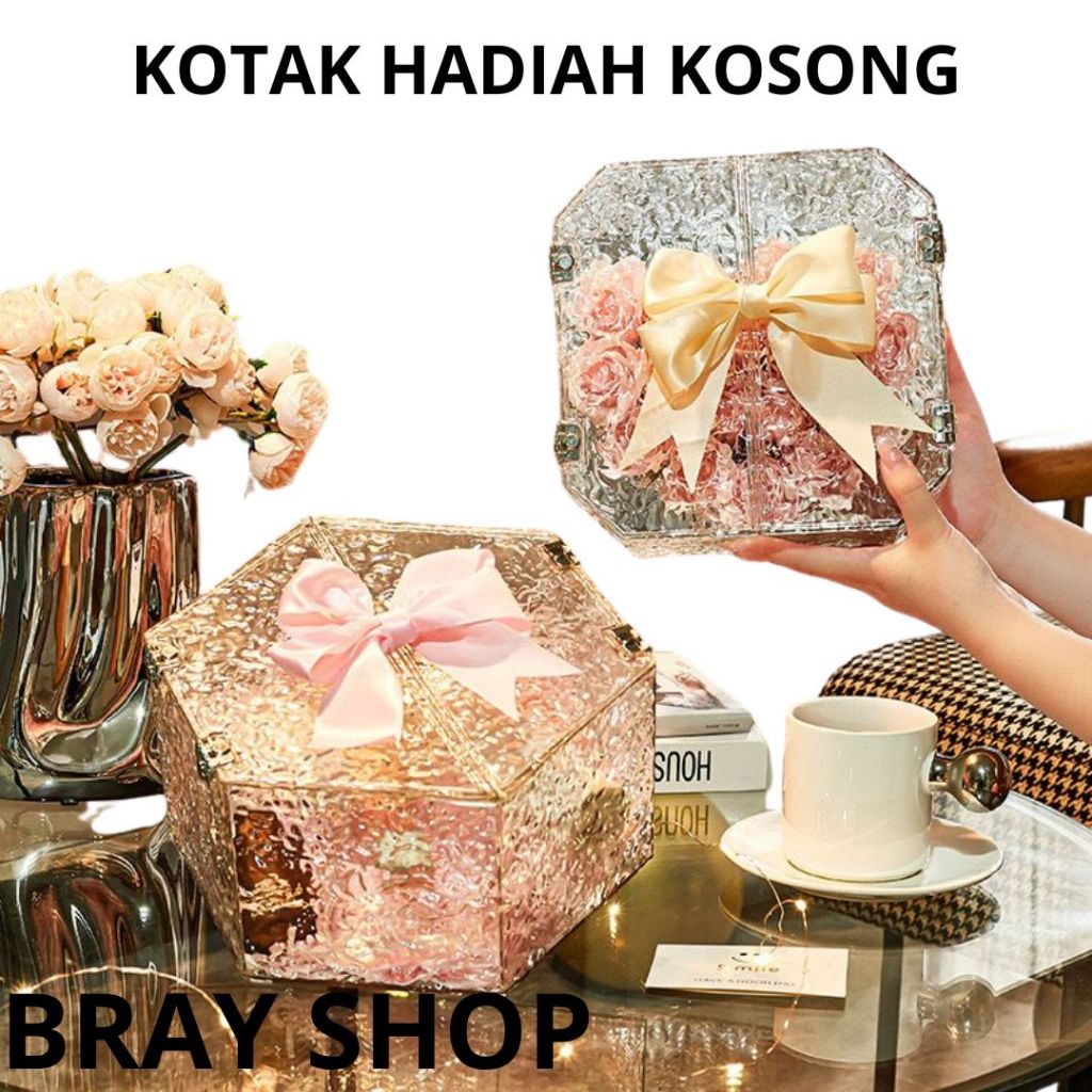 

KOTAK HADIAH KOSONG / KOTAK HADIAH SEGI DELAPAN