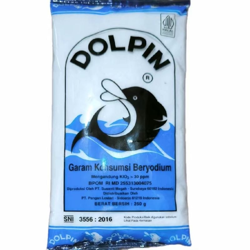 

garam yodium dolpin 250 gr