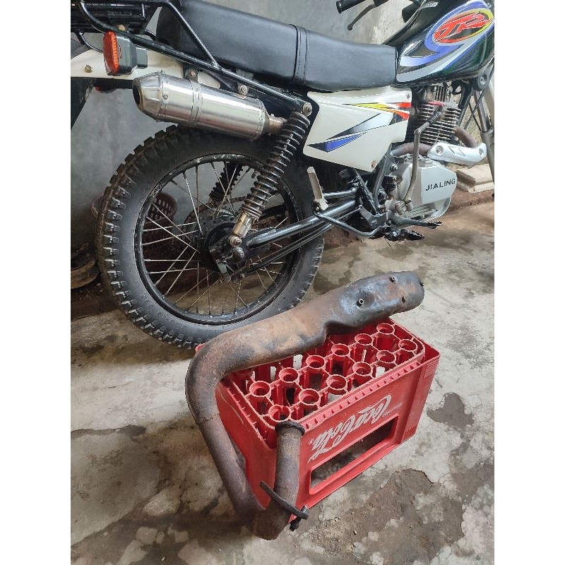 kenalpot dt100 ORI bobokan