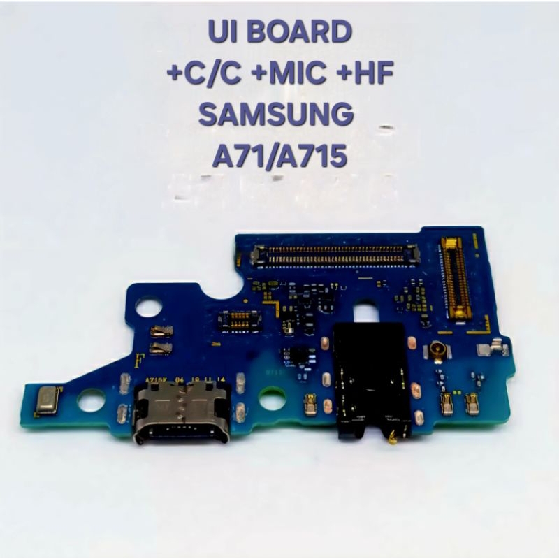 Papan Cas Samsung A71 Konektor Original Board Charger Fullset +IC
