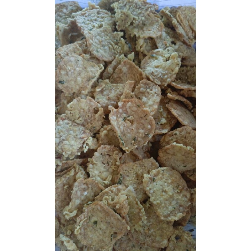

Kripik Tempe Daun Jeruk tanpa bahan pengawet produk rumahan