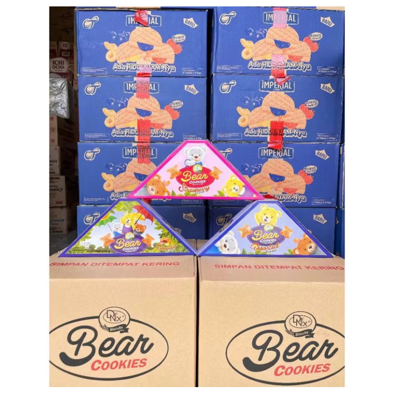 

Denex bear 80gram segi empat 1 dus isi 24