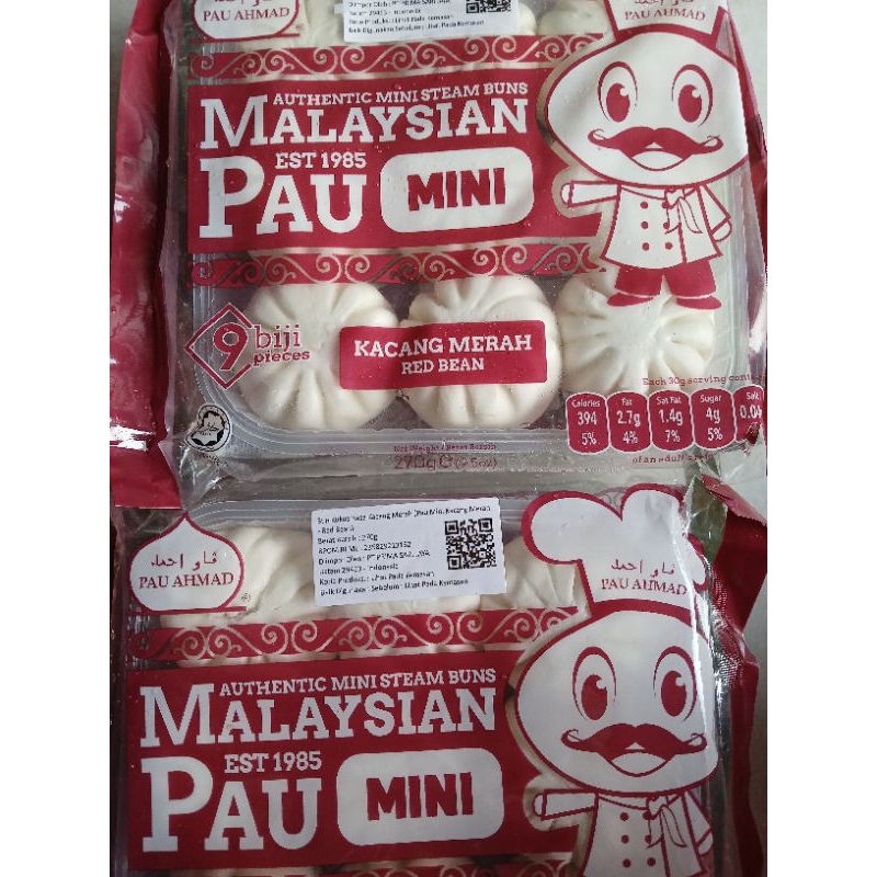 

Malaysian Pau Ahmad kacang merah 270gr