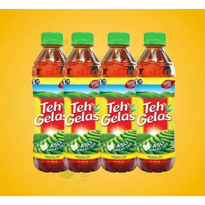 

teh gelas teh original teh botol minuman melati terbaru 350ml halal dari OT langsung diminum