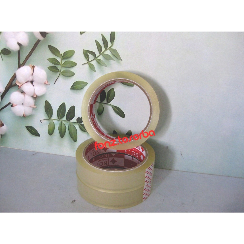 

Lakban / Selotip / Selasiban Bening Merek NUMBER 1 uk24x90y