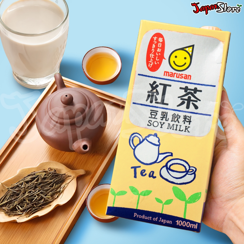 

Marusan Soymilk : Milk Tea Flavor 1 Liter [Susu Kedelai Rasa Teh Susu]