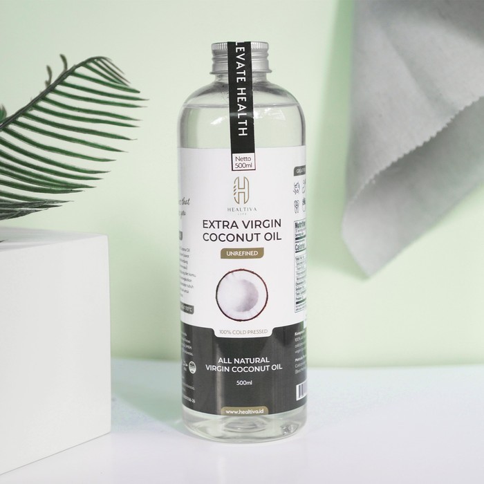 

Healtiva VCO Virgin Coconut Oil 500ml Minyak Kelapa Murni Coconut Oil