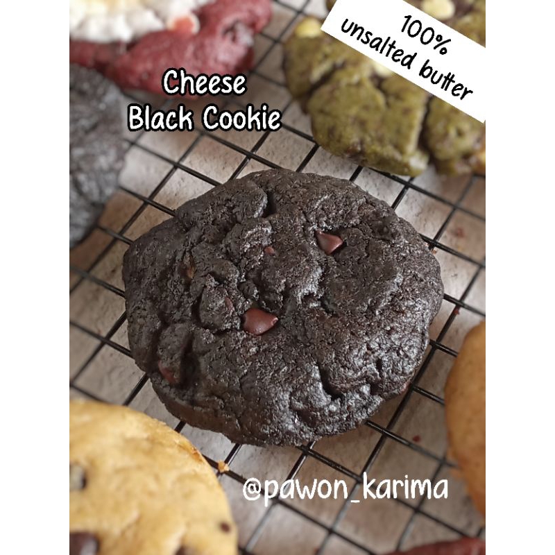 

SOFT COOKIES FULL BUTTER | 100% Unsalted Butter | Cheese Black Cookie