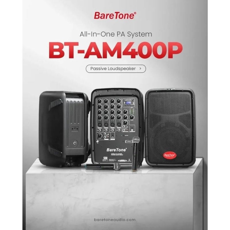 Speaker aktif baretone am400p am 400p karaoke