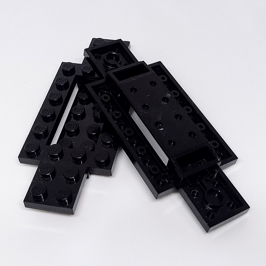 Lego Part 30029 Vehicle Base 4 x 10 x 2/3 with 2 x 4 Recessed Center Multi Color Ori 2nd