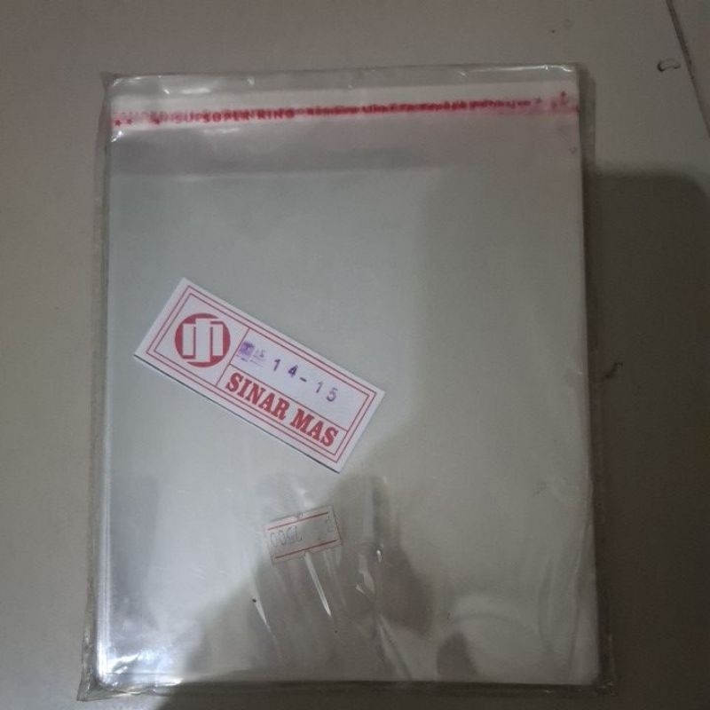 

plastik opp sinar mas 14 × 15 plastik packing plastik souvenir / roti