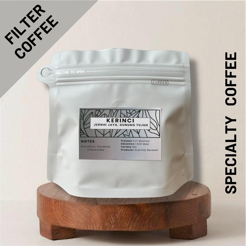 

Kopi Arabica Kerinci - Proses Full Washed - Jernih Jaya, Gunung tujuh - Filter Coffee